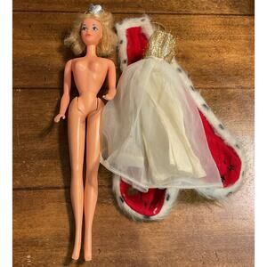 QUICK CURL MISS AMERICA BARBIE Doll Blonde #8697 1966 Read